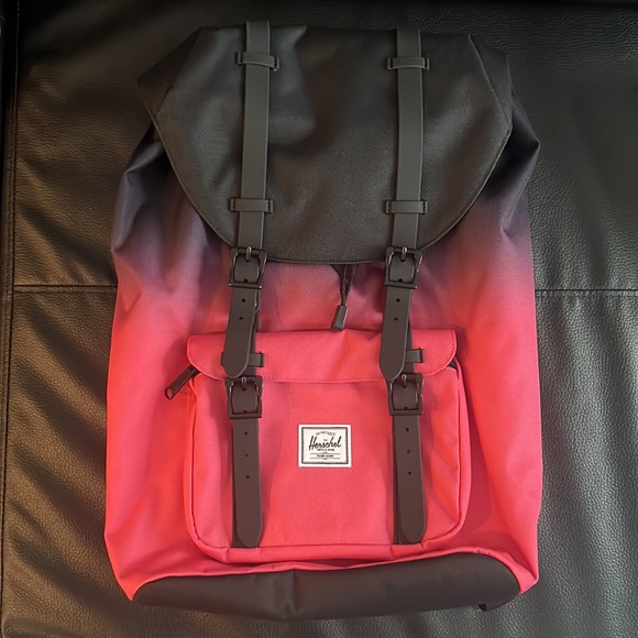 Herschel Little America Mid Backpack | Calypso Coral Gradient | Laptop Bag - Picture 5 of 10